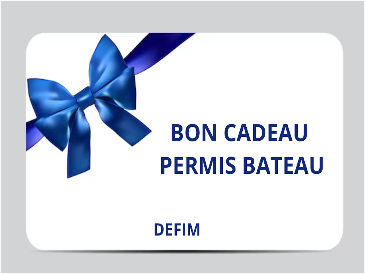 Permis Bateau Paris - Bon Cadeau